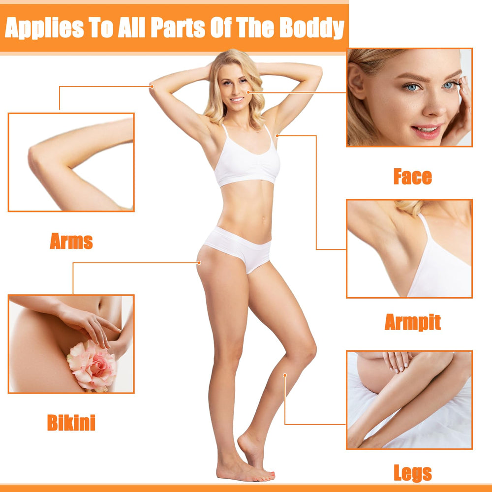 Blulu wax strips: apply wax evenly, press, and peel away.