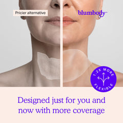BLUMBODY silicone wrinkle patches display reusable, gentle material for daily wear