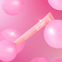 Blume butter blend with shea, mango seed and murumuru nourishes lips.