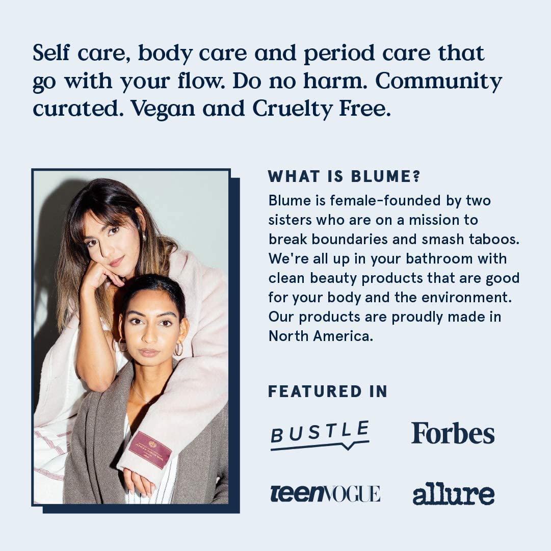 Blume vegan cruelty-free symbol communicates ethical lip care choice.