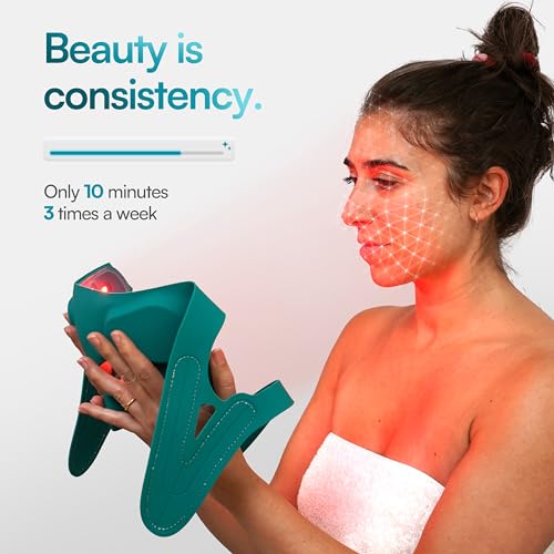 BluMora LED Face Mask 8 modes image highlighting customizable sessions