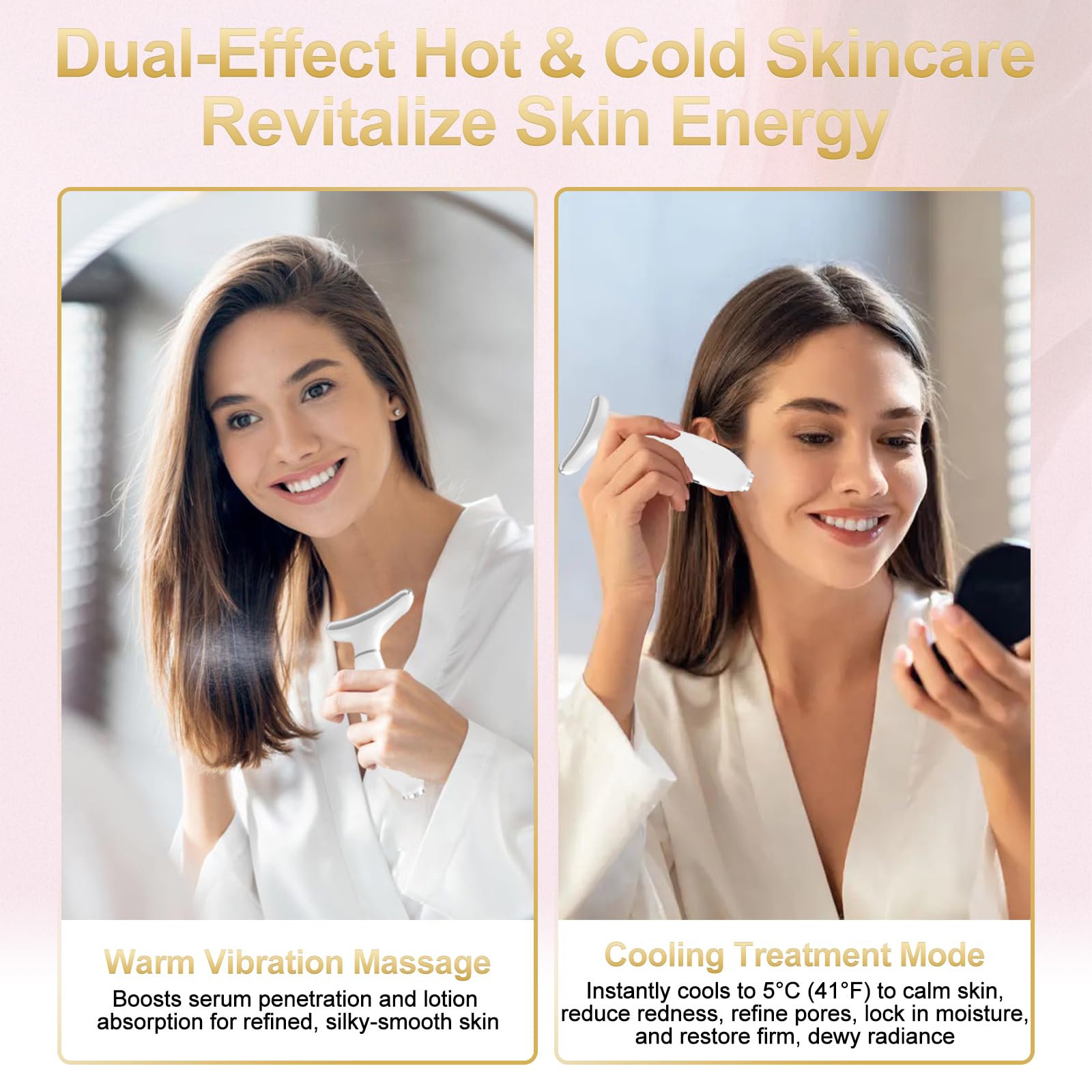 Blumskin ergonomic 160-degree curved head hugs facial contours for precise treatment.