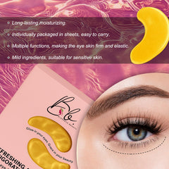 Blusheva Beauty 24k gold infused formula enhancing eye brightness and comfort.