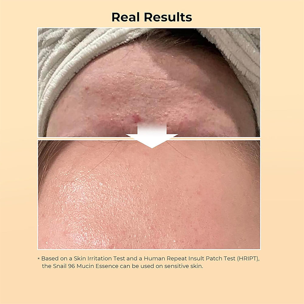 Blusheva Beauty Snail Mucin Radiance Serum packaging box close-up emphasizes cruelty-free credentials.