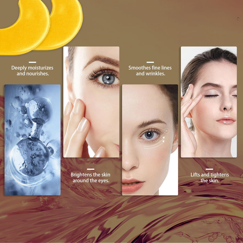 Blusheva Beauty under eye application demonstrates easy placement for refreshing results.