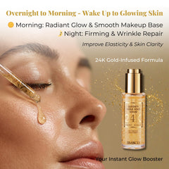 BMBCO serum application on hand demonstrates quick absorption and non-greasy feel.
