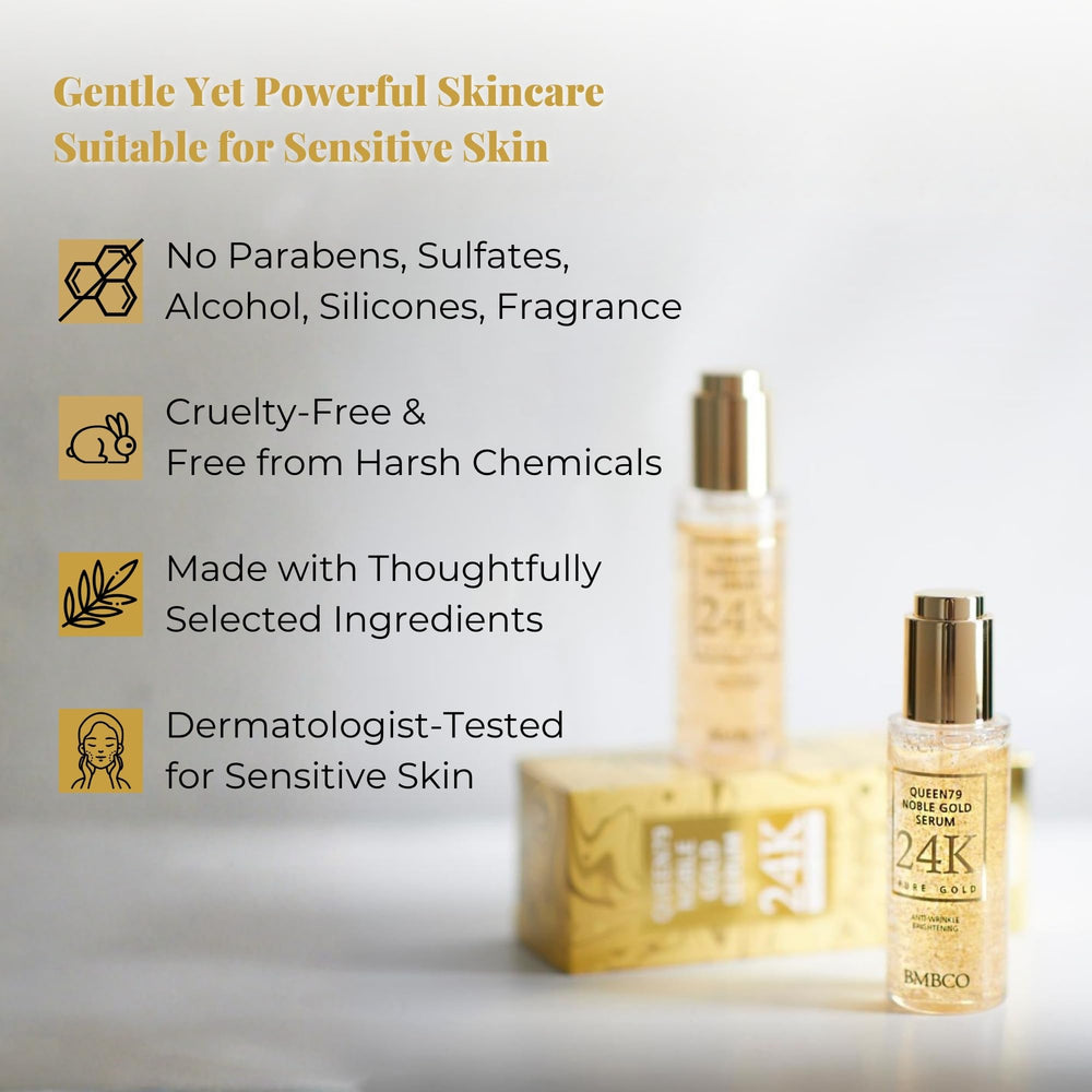 BMBCO serum on skin shows brightening and smooth texture after use.