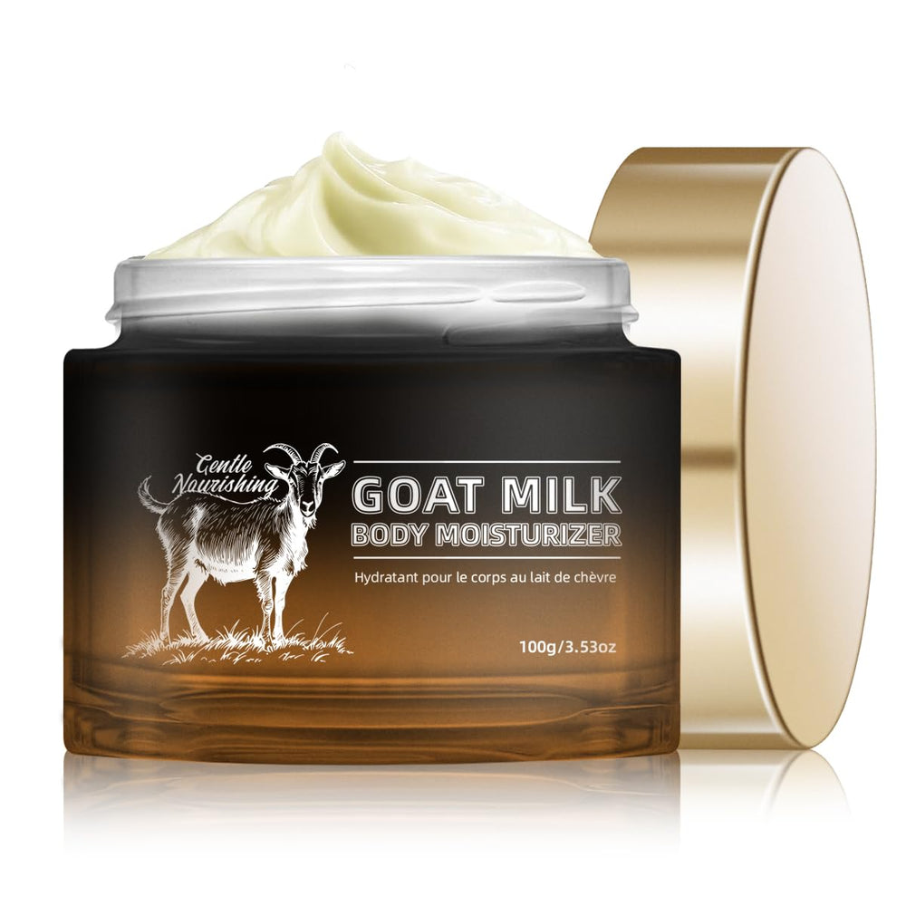Bmrewax Goat Milk Lotion bottle displaying unscented hydration for sensitive skin.