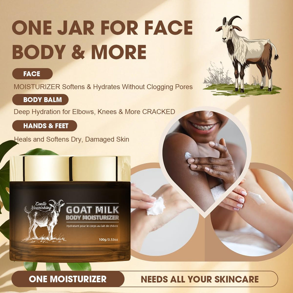 Jar of Bmrewax Goat Milk Lotion symbolizing gentle daily skincare.