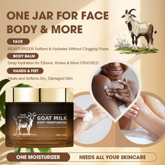 Jar of Bmrewax Goat Milk Lotion symbolizing gentle daily skincare.