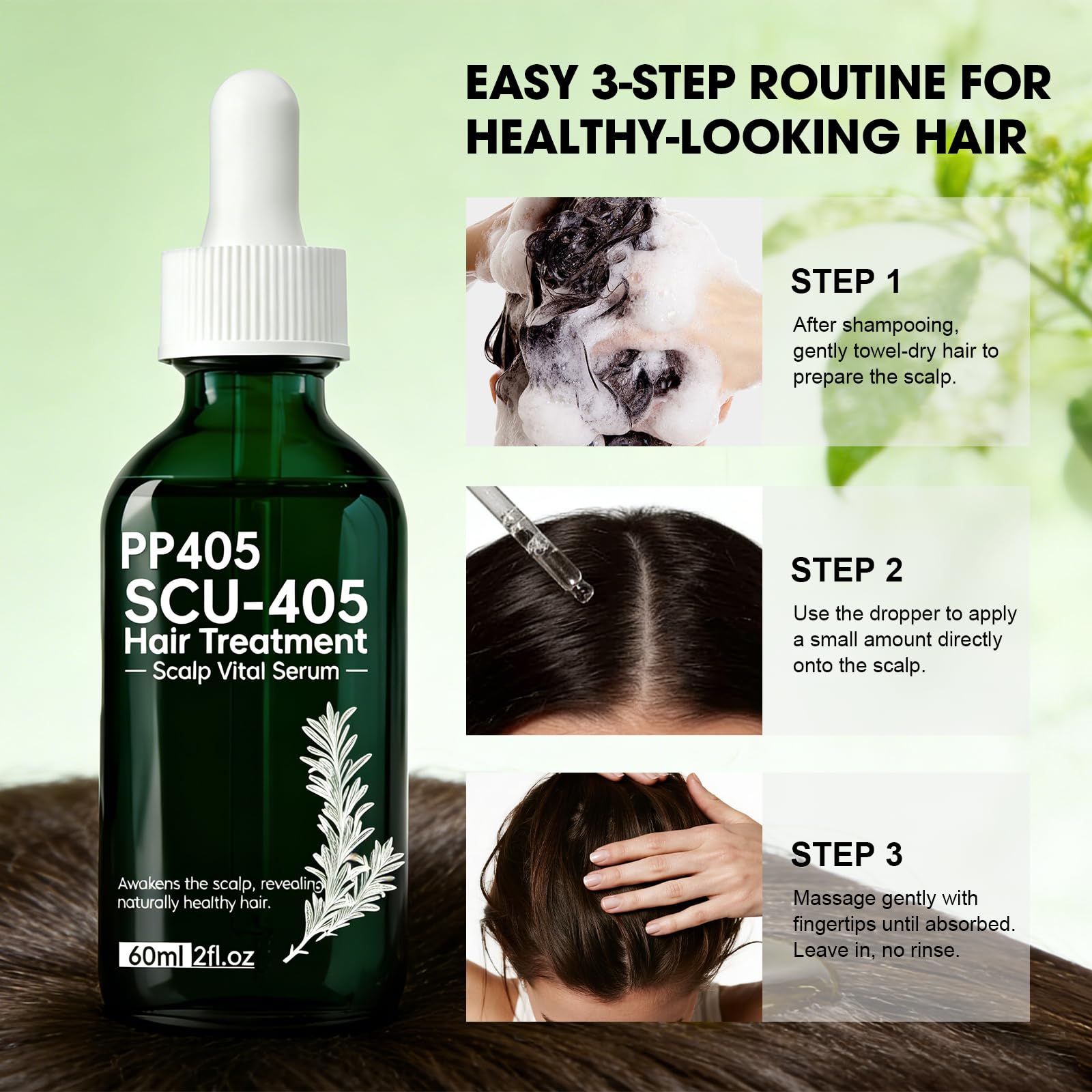Bmrewax PP405 biotin detail suggesting stronger-feeling, smoother strands