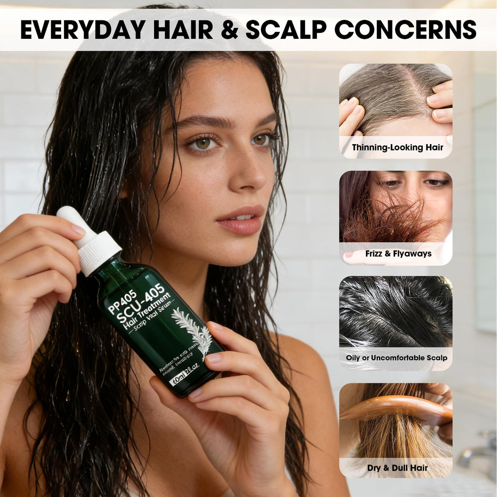 Bmrewax PP405 with hair strands highlighting a simple daily scalp care routine