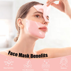 BNIFI collagen mask hydrogel texture up close signals deep moisture delivery