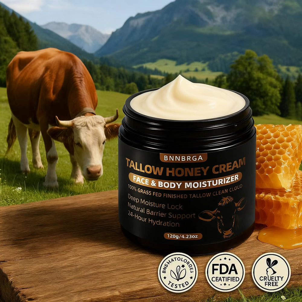 BNNBRGA Manuka honey poured emphasizes soothing skincare benefits