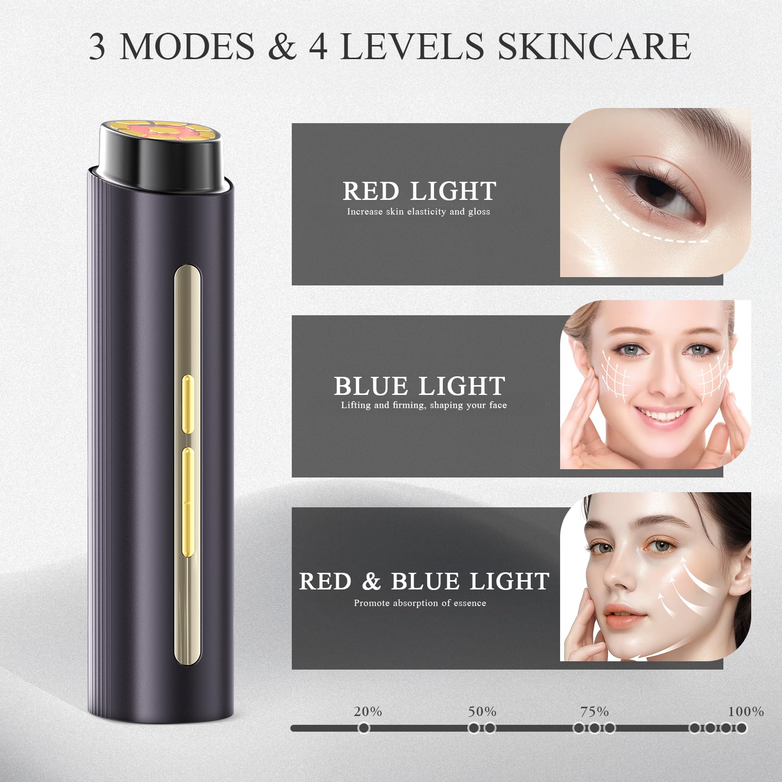 BNU Face Massager Tool handheld ergonomic design in use