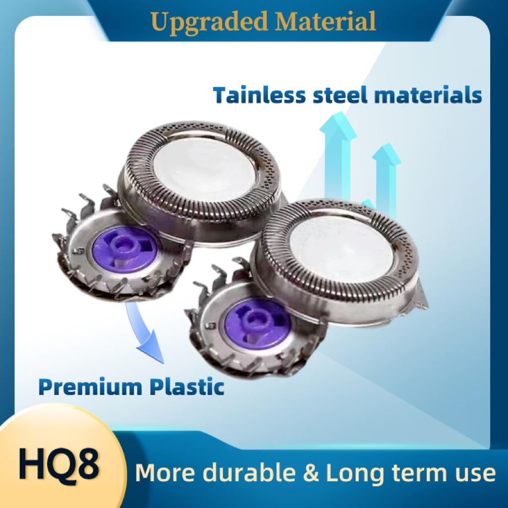 Stainless steel HQ8 head durable for daily use