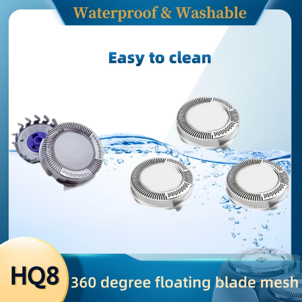 Wide HQ8 compatibility across many Norelco shavers