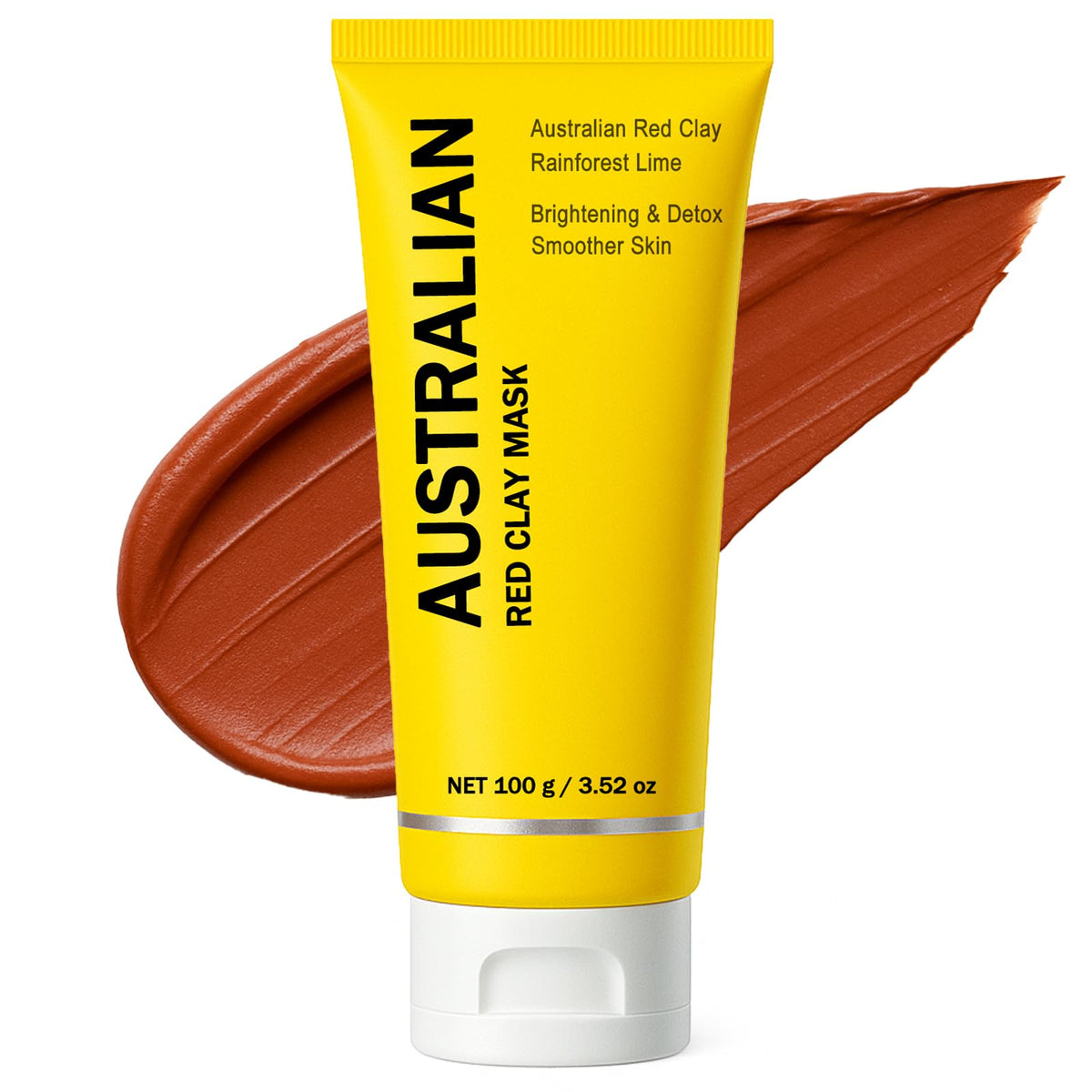 Boaccy Australian Red Clay Face Mask texture for a smoother complexion.