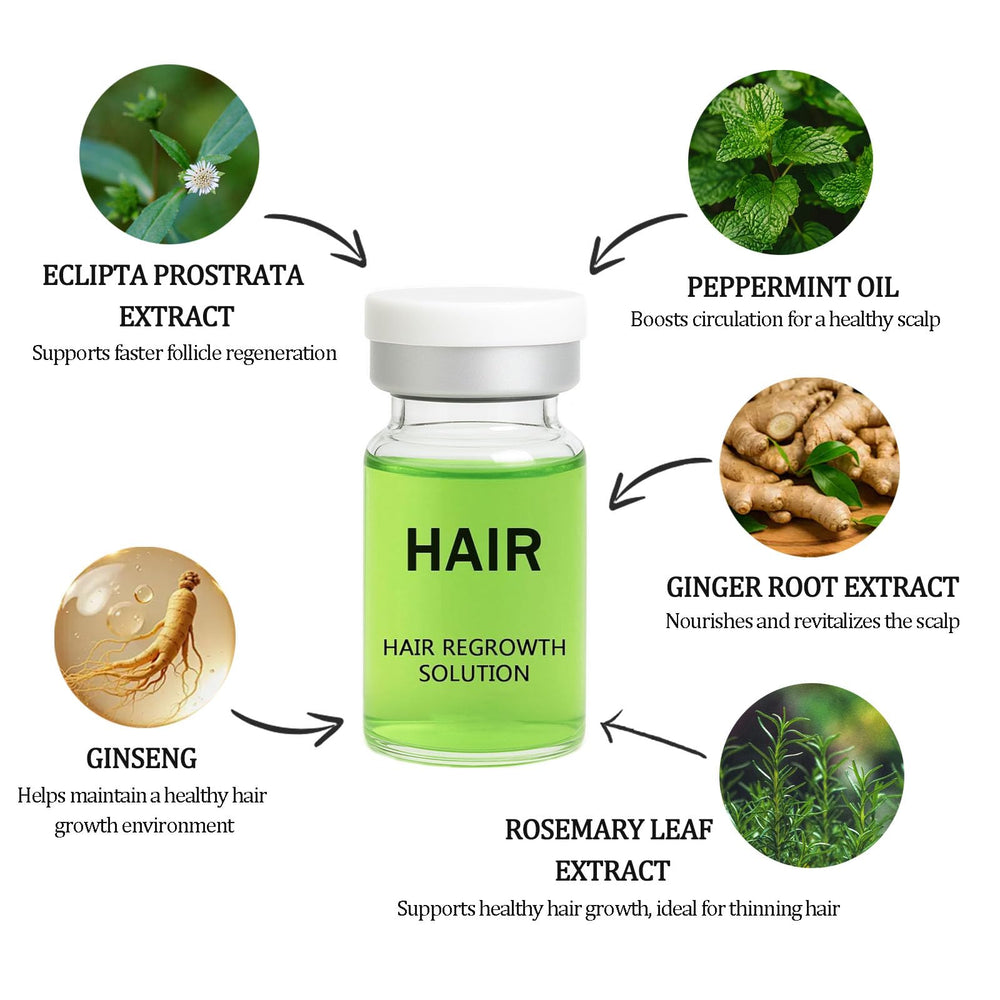 Boaccy Ginseng Eclipta Prostrata Leaf emphasizes natural extracts refreshing the scalp