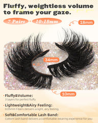 Boahankuke D-curved cat-eye lashes highlight outer corners for definition.