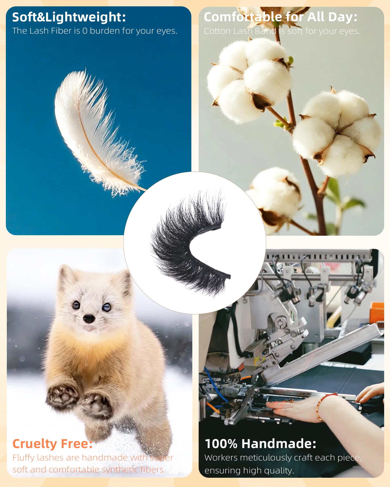 Boahankuke handmade mink-inspired lashes feel airy and high-quality.
