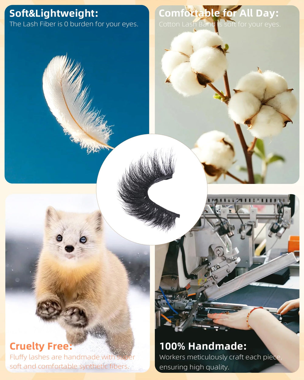 Boahankuke handmade mink-inspired lashes feel airy and high-quality.