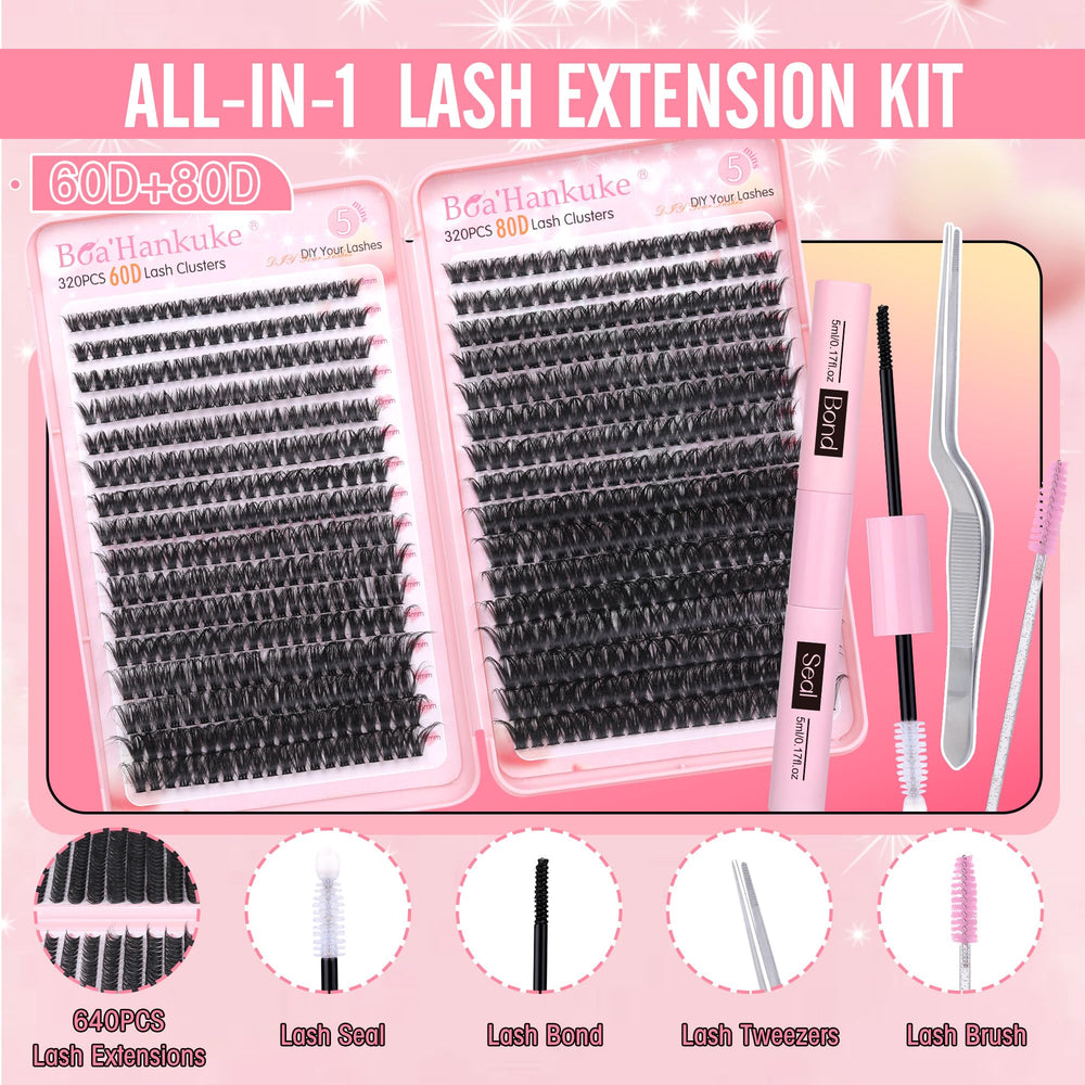 Boahankuke lash bond and seal 10ml for secure adhesion