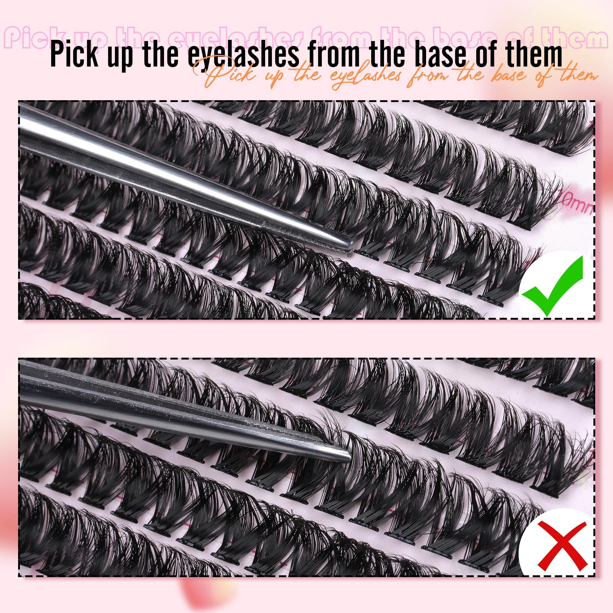 Boahankuke lash clusters enable at-home styling for events or daily routine.
