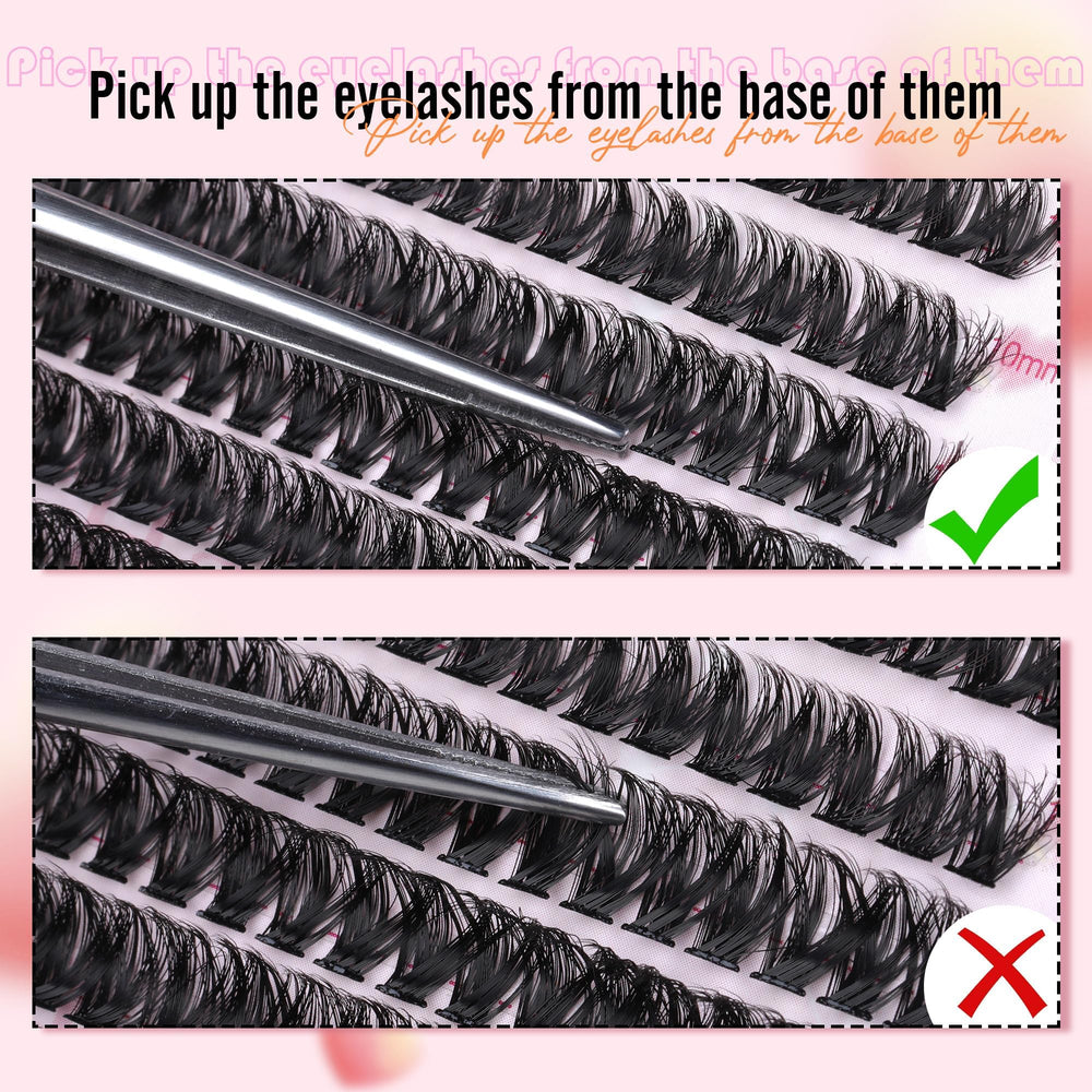 Boahankuke lash clusters enable at-home styling for events or daily routine.