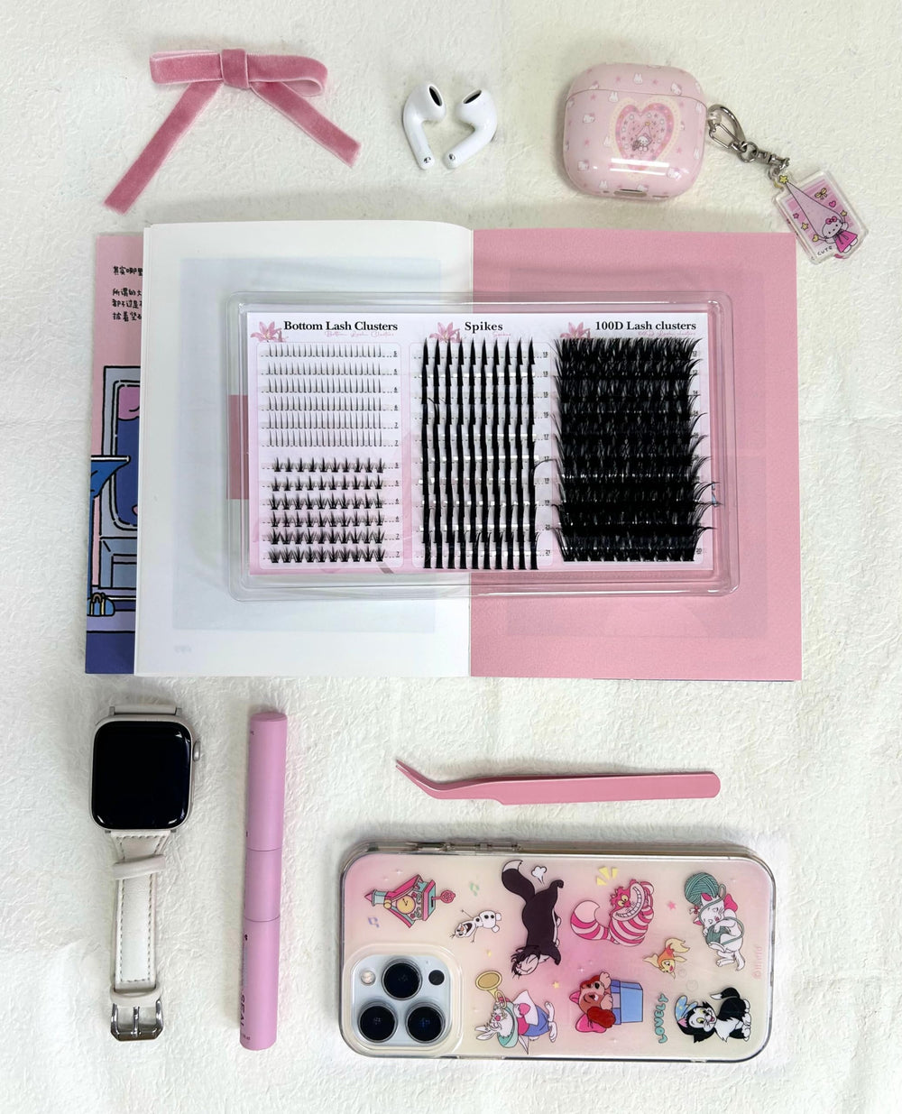 Boahankuke professional tweezers for precise lash placement