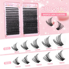 Boahankuke two styles wispy clusters customize eye shape.
