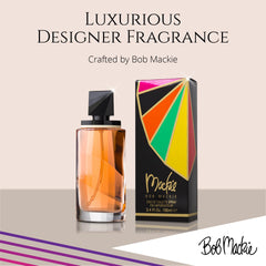 Bob Mackie eau de toilette spray sideview, compact and travel-ready fragrance.