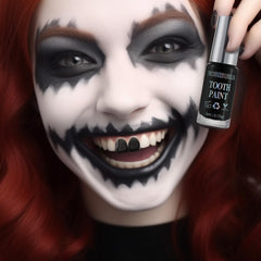 BOBISUKA tooth paint with included brush for easy, precise application.