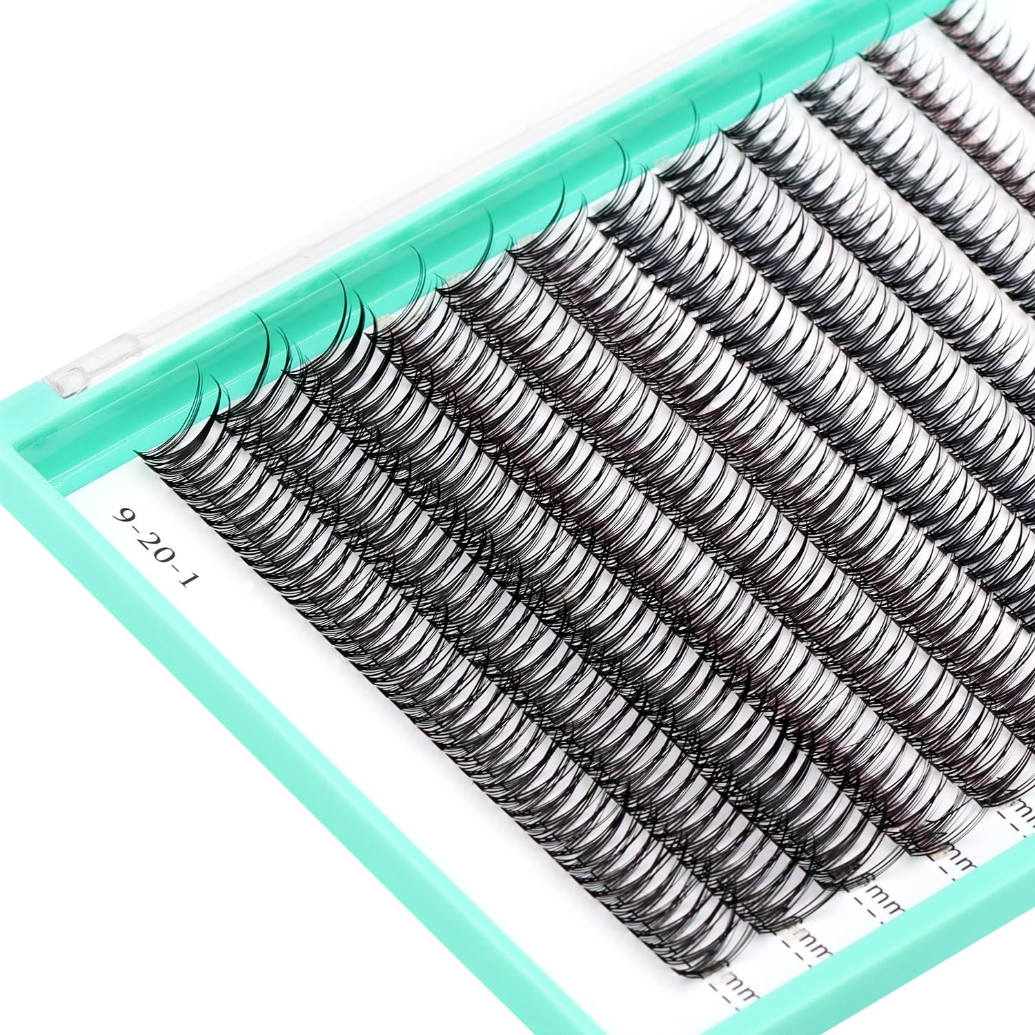 Bodermincer thin 0.1mm lashes delivering soft, glossy finish