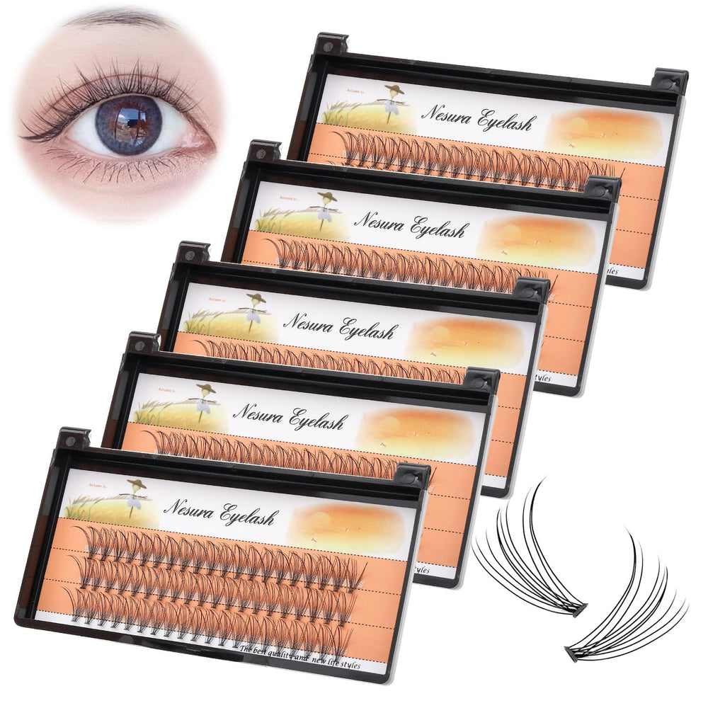 Bodermincer 10D cluster lashes for a natural daily look