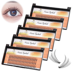 Bodermincer 10D cluster lashes for a natural daily look
