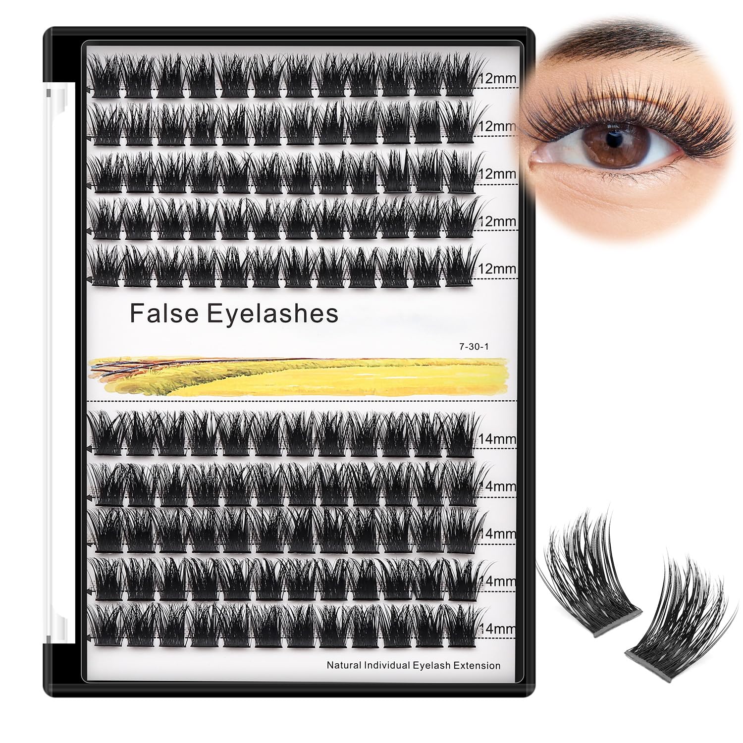 Bodermincer 120 clusters tray for quick lash application