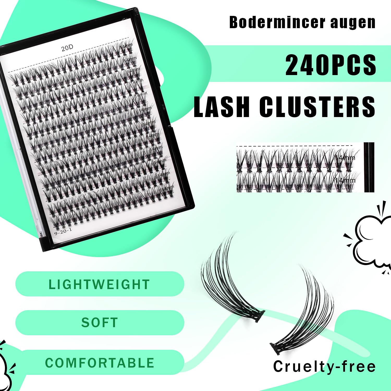 Bodermincer protective case and tools keep your lash kit organized.