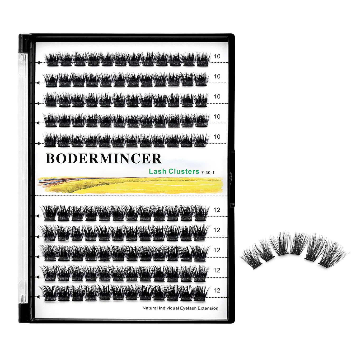 Bodermincer D curl lashes provide natural lift and definition