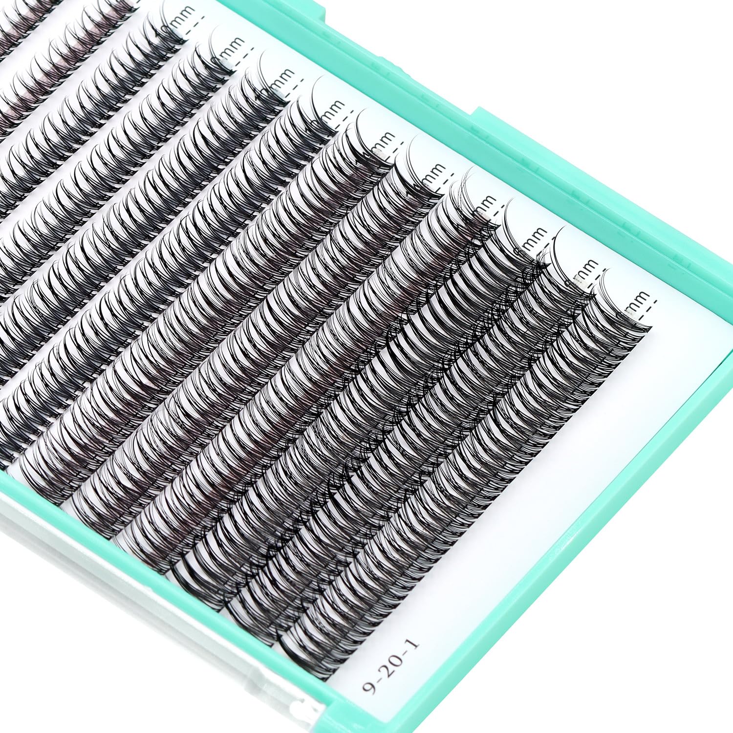 Bodermincer elegant lash arrangement showing easy application angle