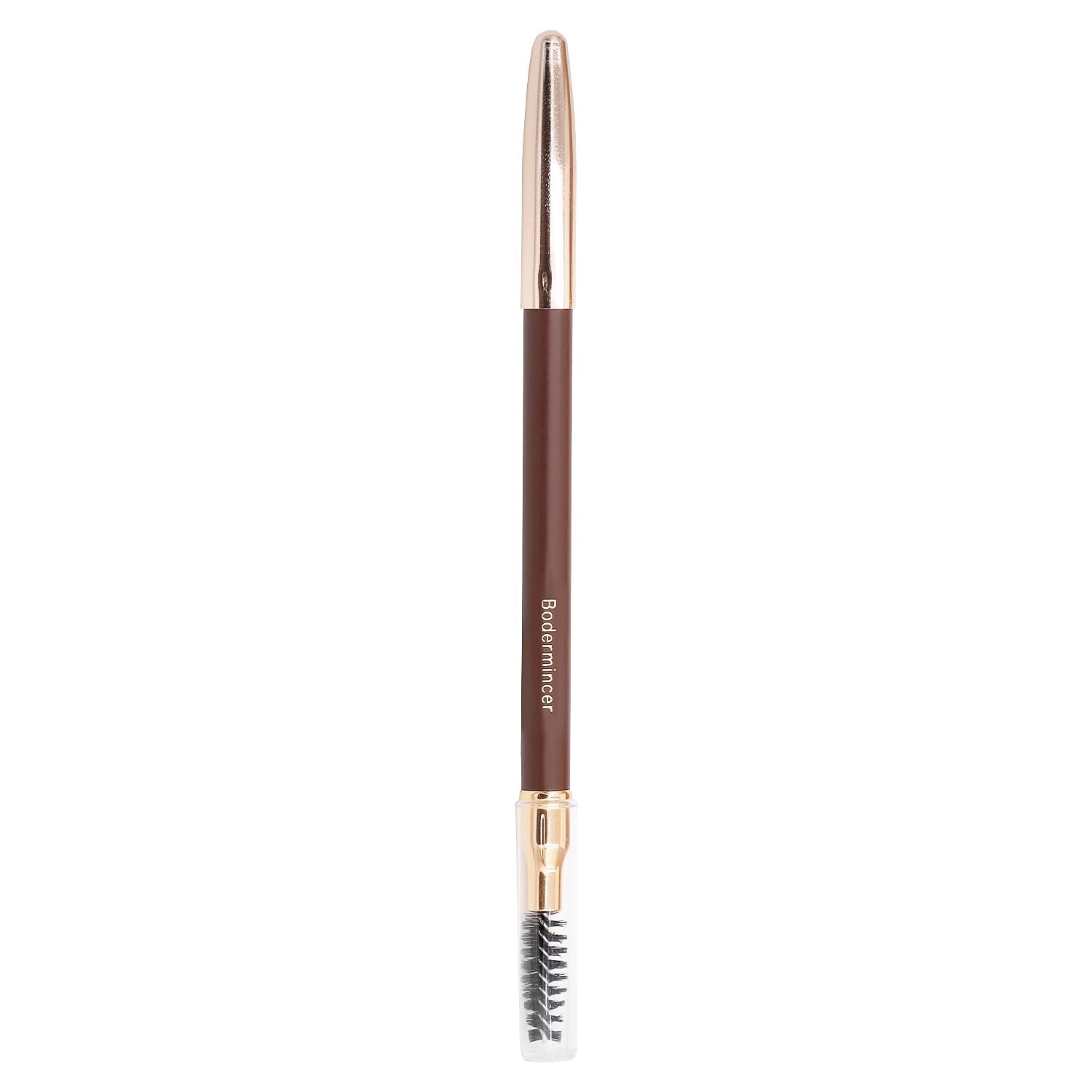 Bodermincer eyebrow pencil black swatch shows deep definition for bold looks
