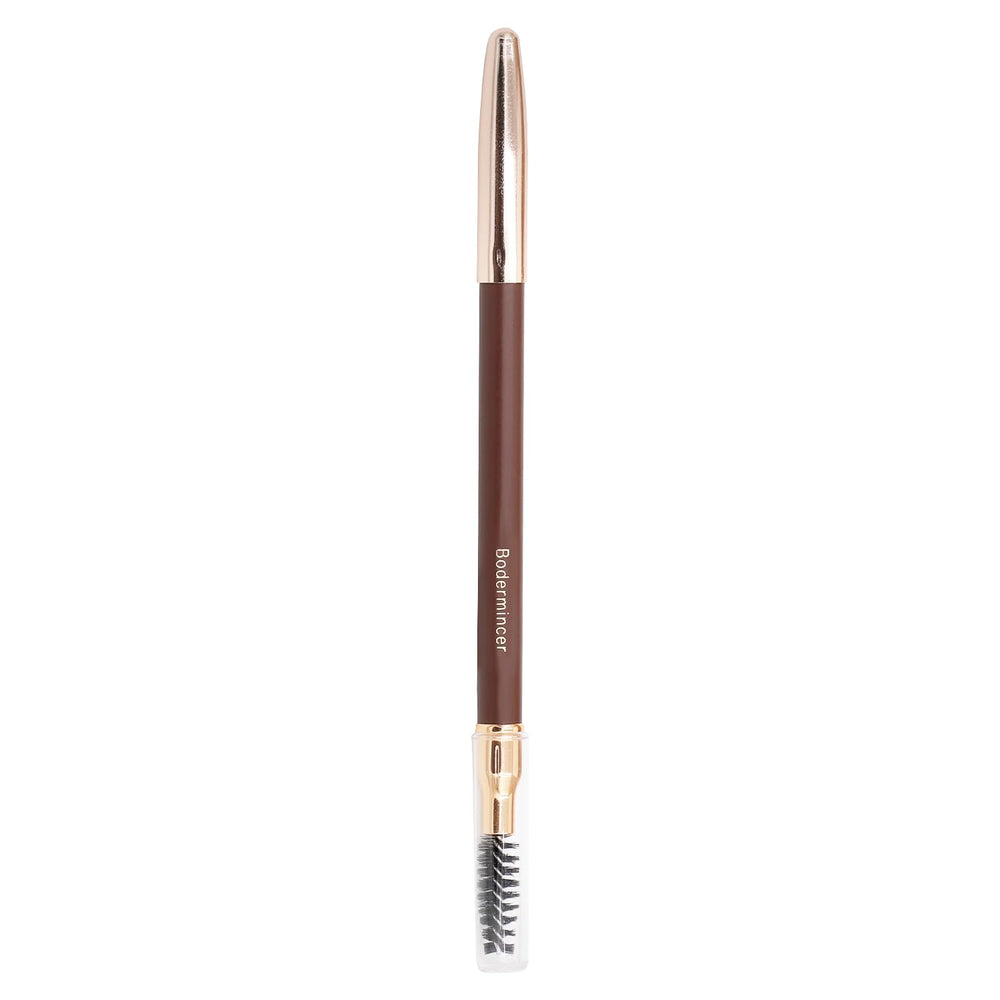 Bodermincer eyebrow pencil black swatch shows deep definition for bold looks