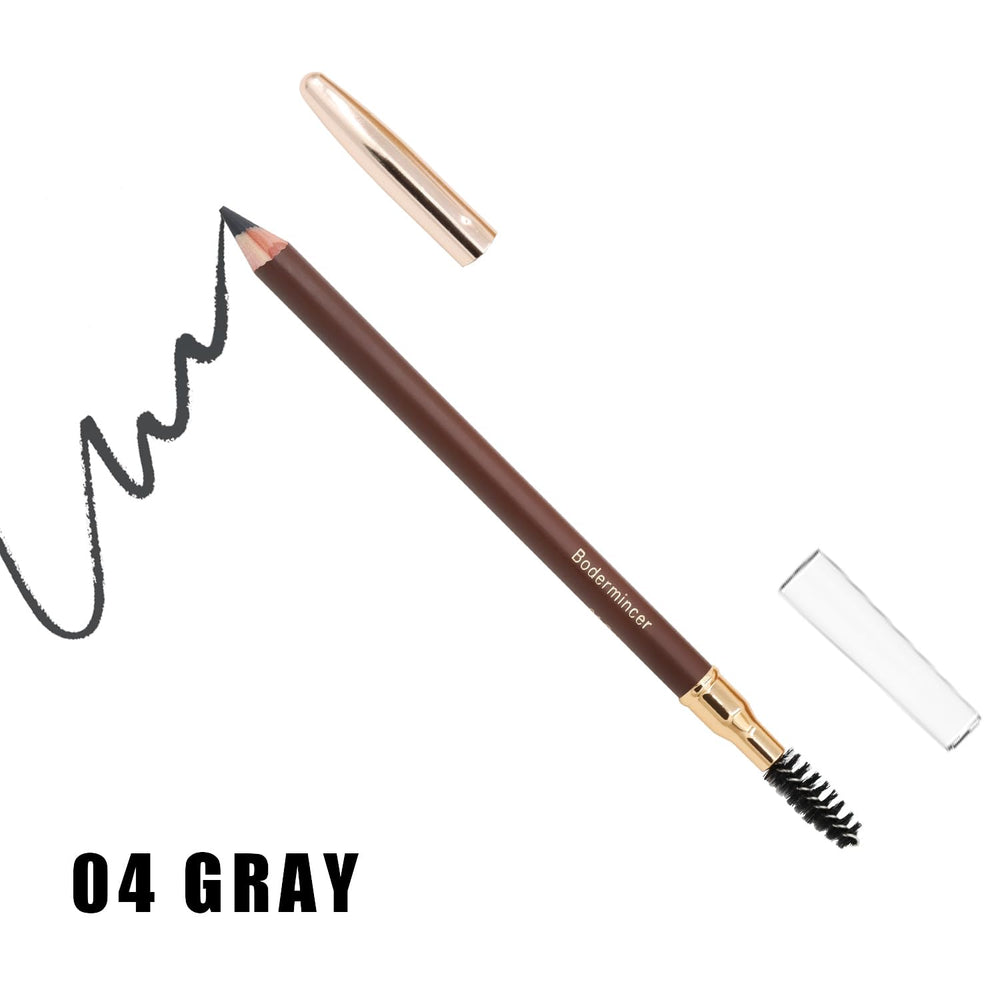 Bodermincer Eyebrow Pencil Grey shade for cool, balanced brows.