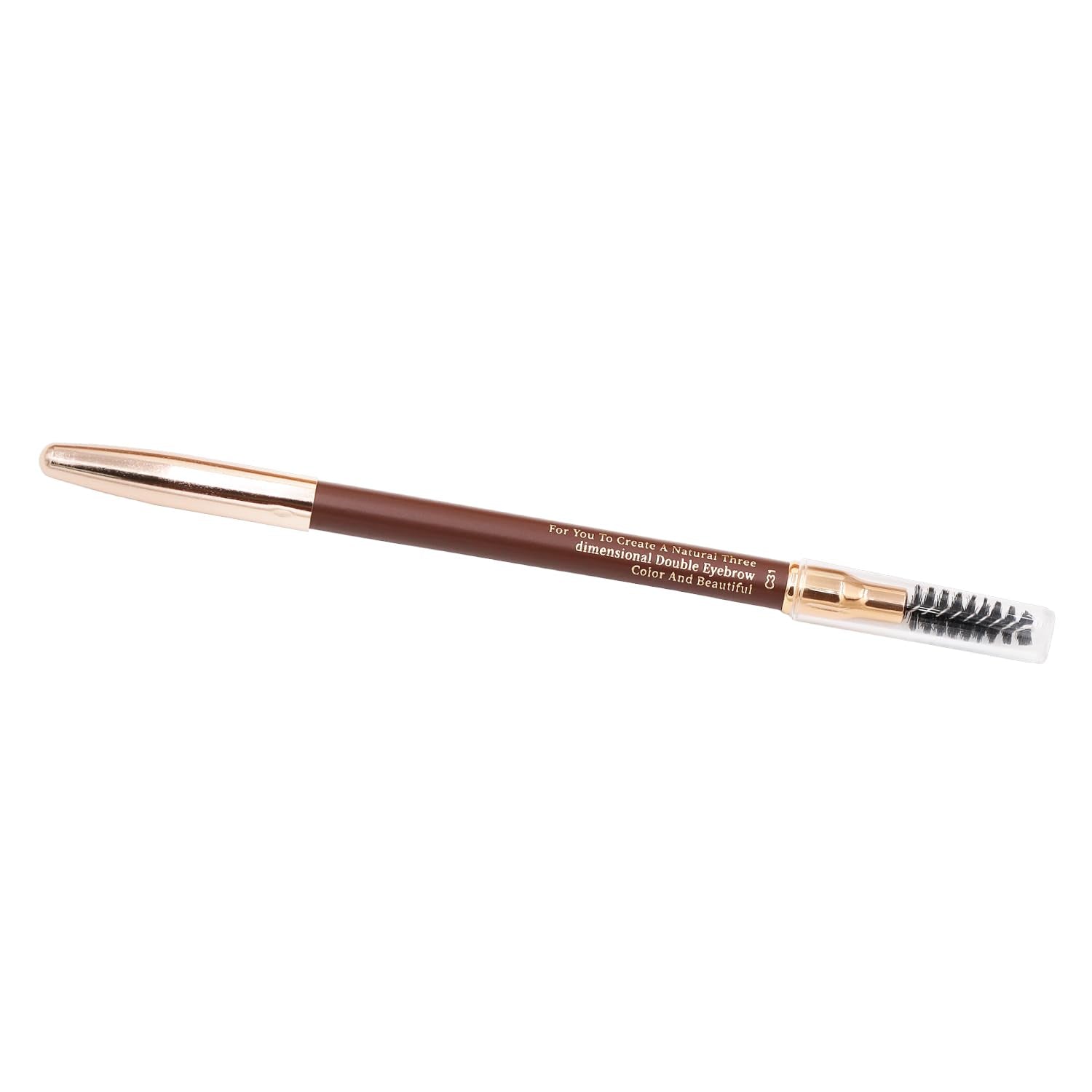 Bodermincer eyebrow pencil light brown swatch blends with lighter hair