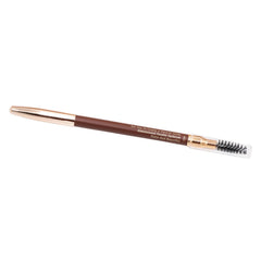 Bodermincer eyebrow pencil light brown swatch blends with lighter hair