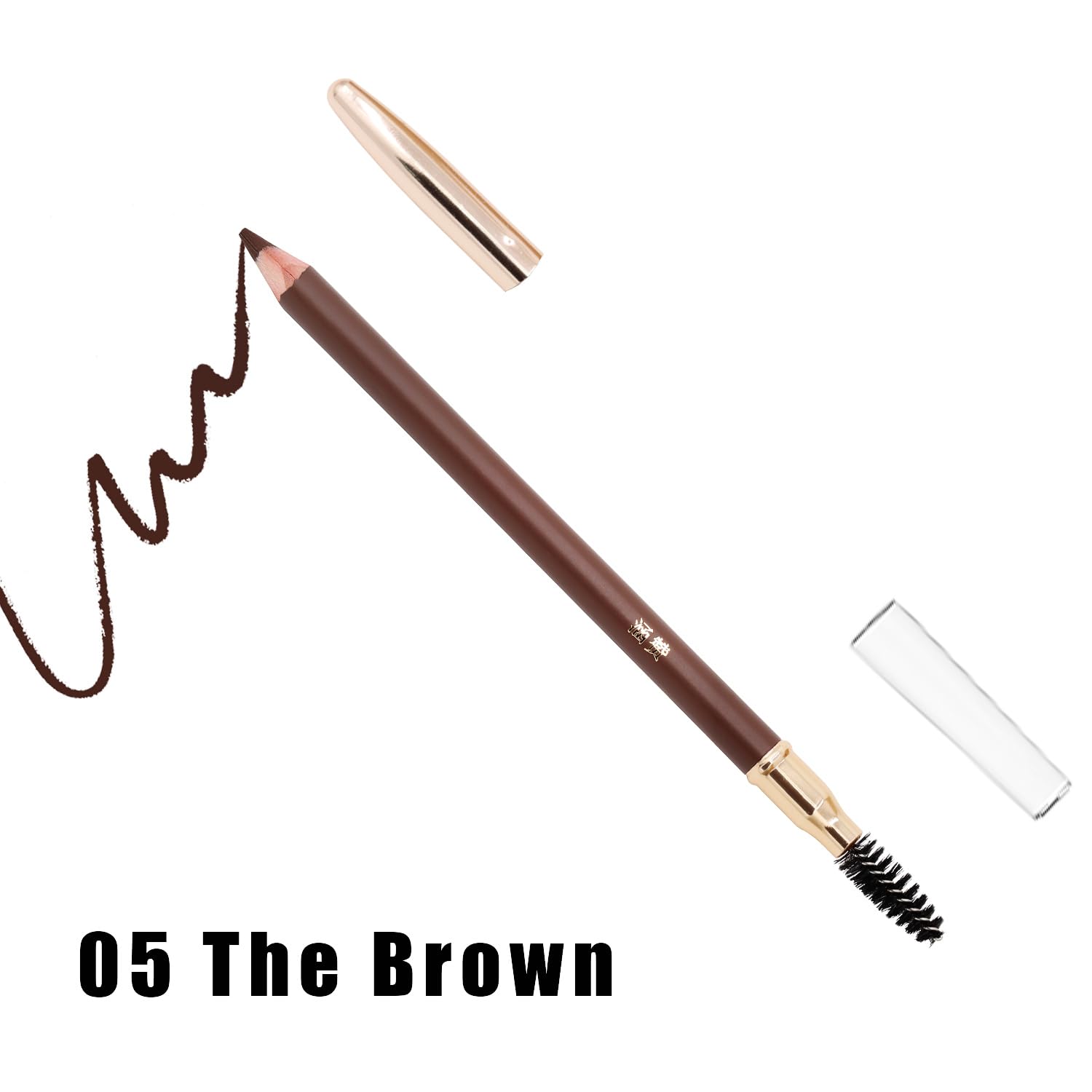 Bodermincer 1# black shade eyebrow pencil for crisp edge definition.