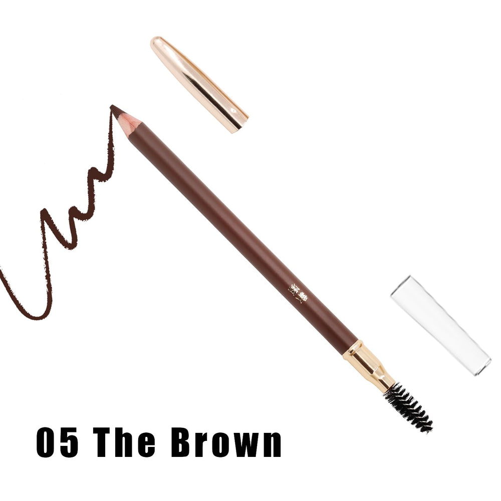 Bodermincer 1# black shade eyebrow pencil for crisp edge definition.