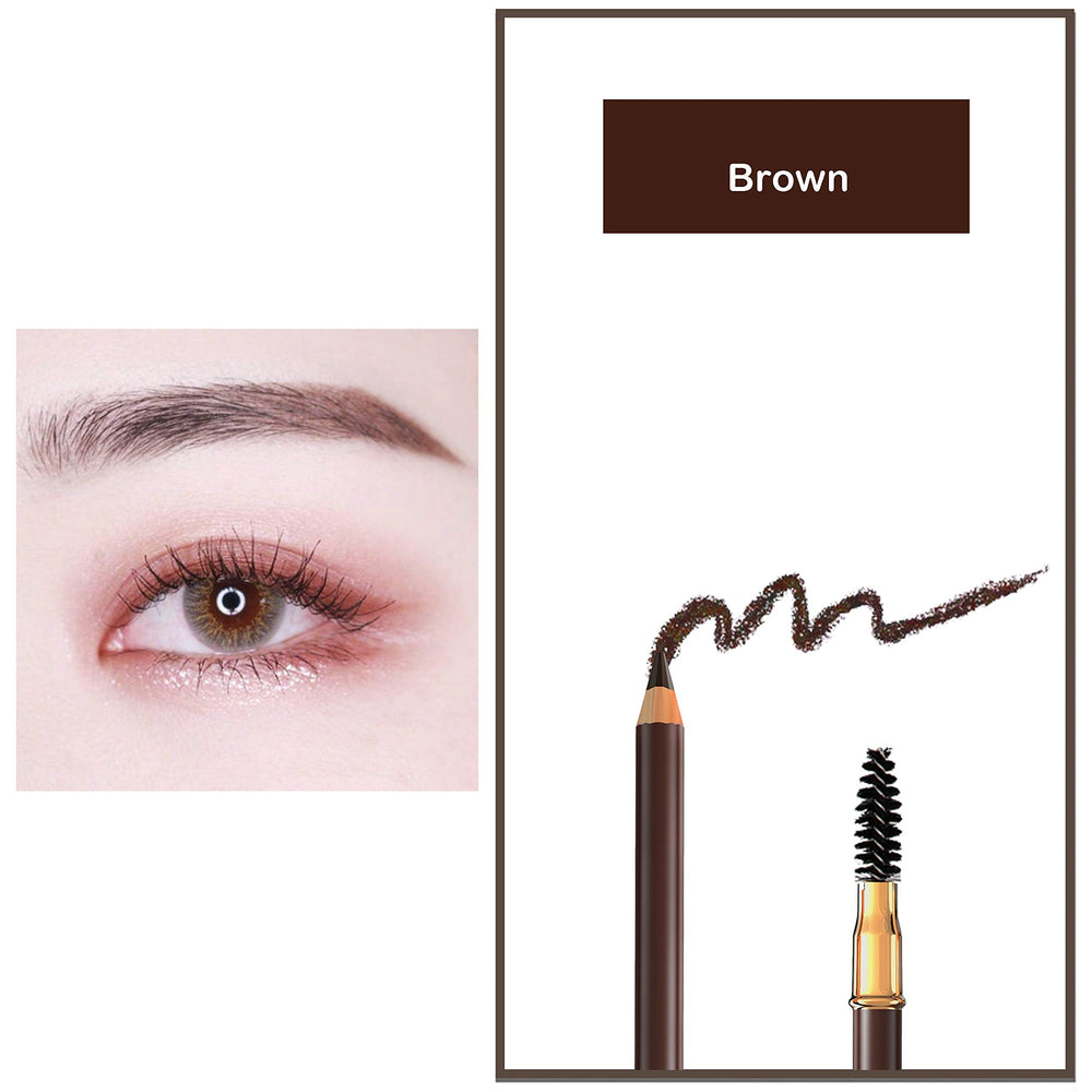 Bodermincer 5# brown shade complements warm hair tones.