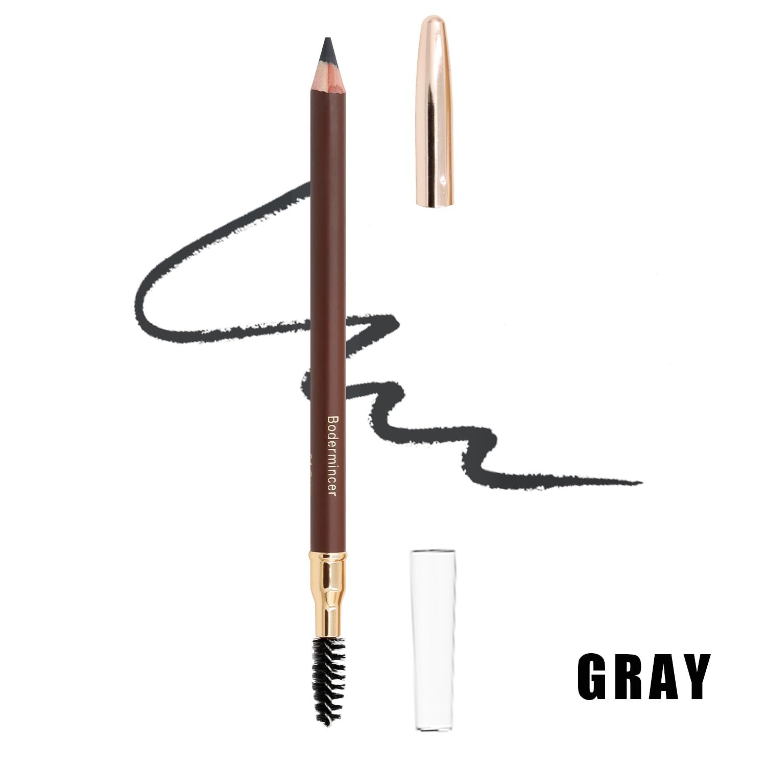 Bodermincer eyebrow pencil waterproof formula supports smudge-resistant wear
