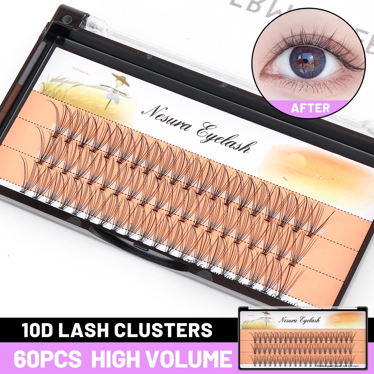 Bodermincer handmade synthetic fiber lashes for comfortable wear